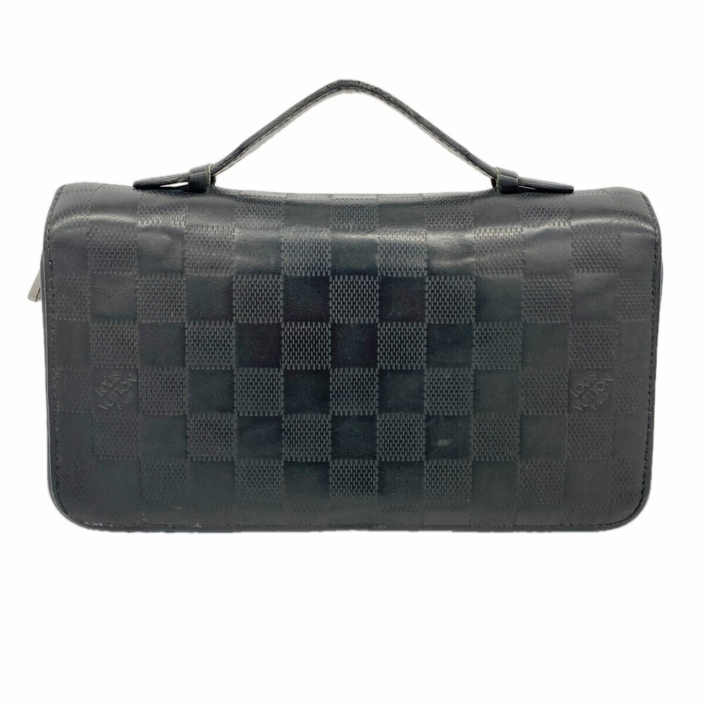 Louis Vuitton Long Wallet Damier Infini Zippy Onyx Black